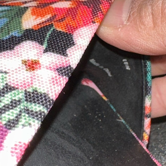 The Wishbone Collection Platform Floral Espadrille Size  10 - Picture 7 of 7